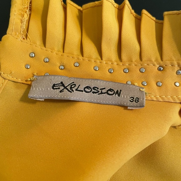 EXPLOSION- mustard blouse - Picture 8 of 8